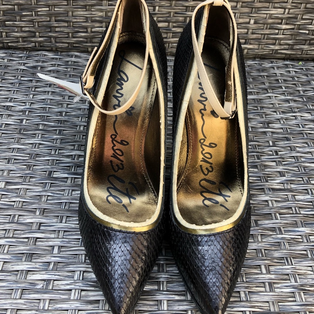 Lanvin Genuine Python Leather Platform Pump 39eu - image 6